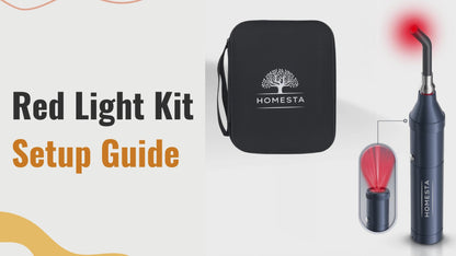 HOMESTA All-In-One Red Light & Blue Light Therapy Kit